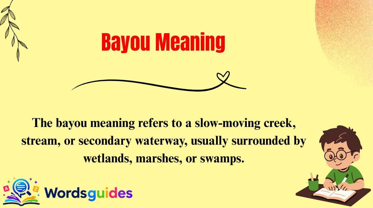 Bayou Meaning