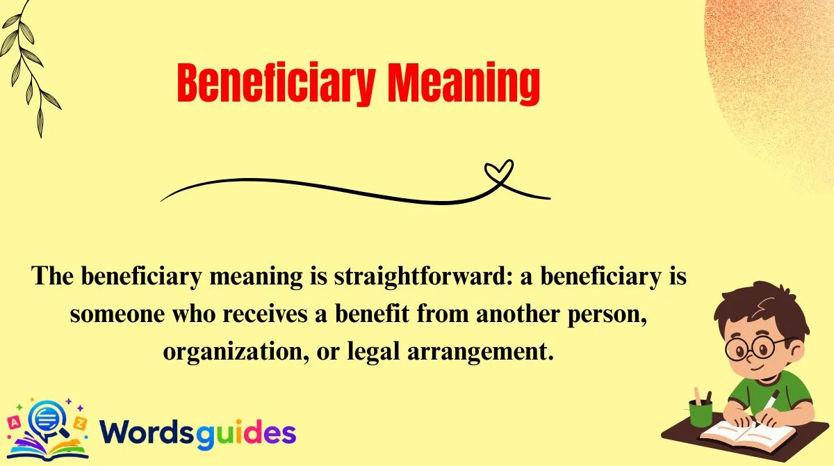 Beneficiary Meaning