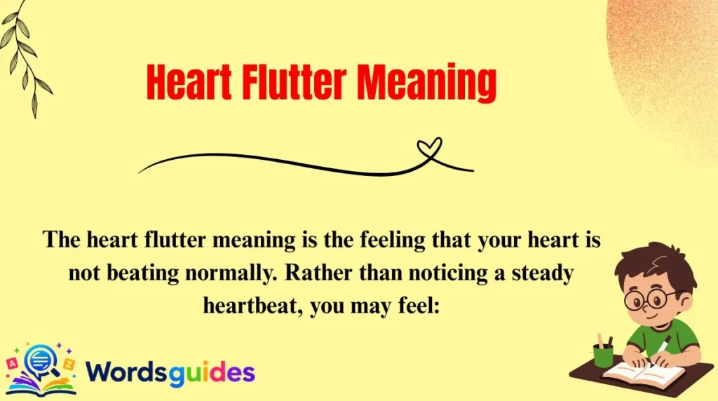Heart Flutter Meaning