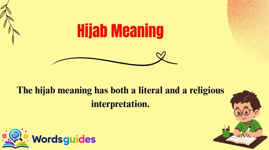 Hijab Meaning