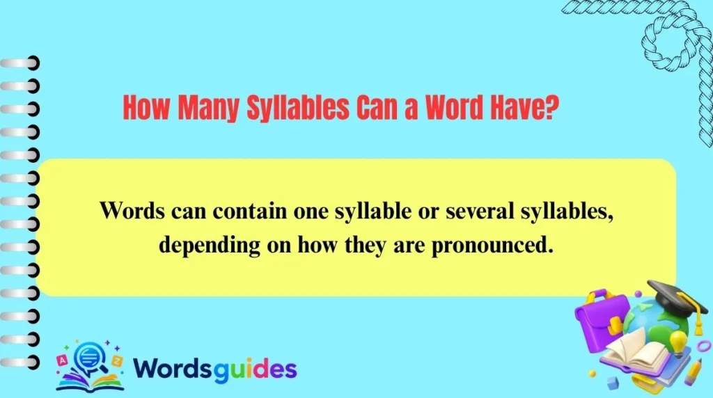 How Many Syllables Can a Word Have?