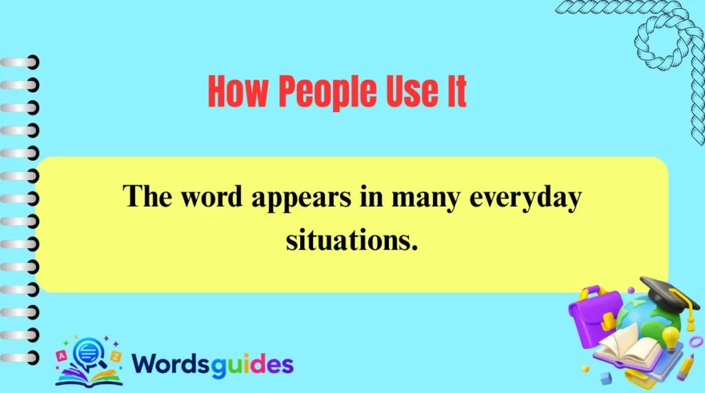 How People Use It