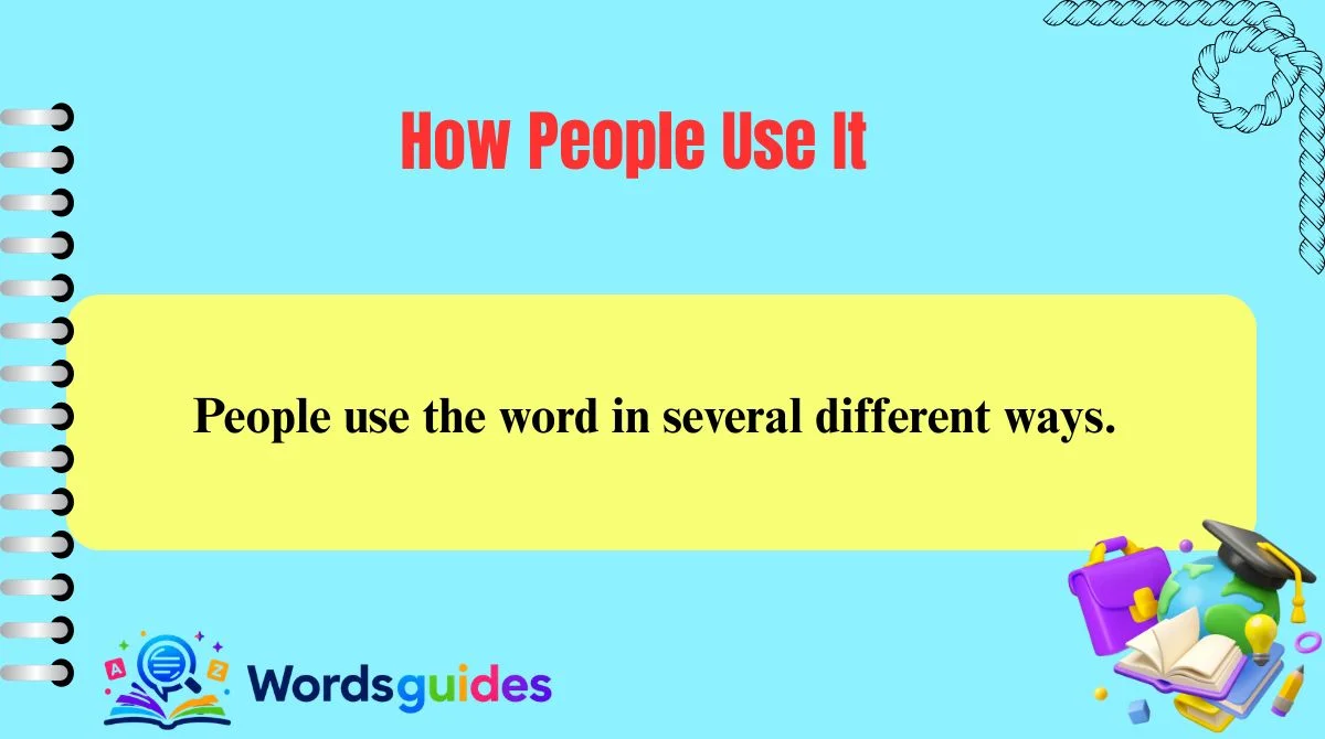 How People Use It