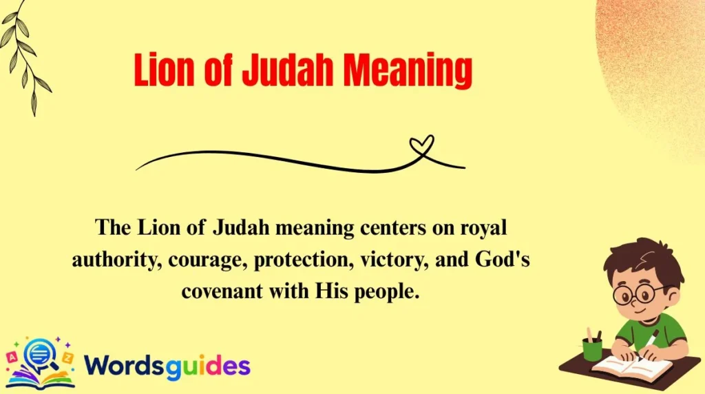 Lion of Judah Meaning
