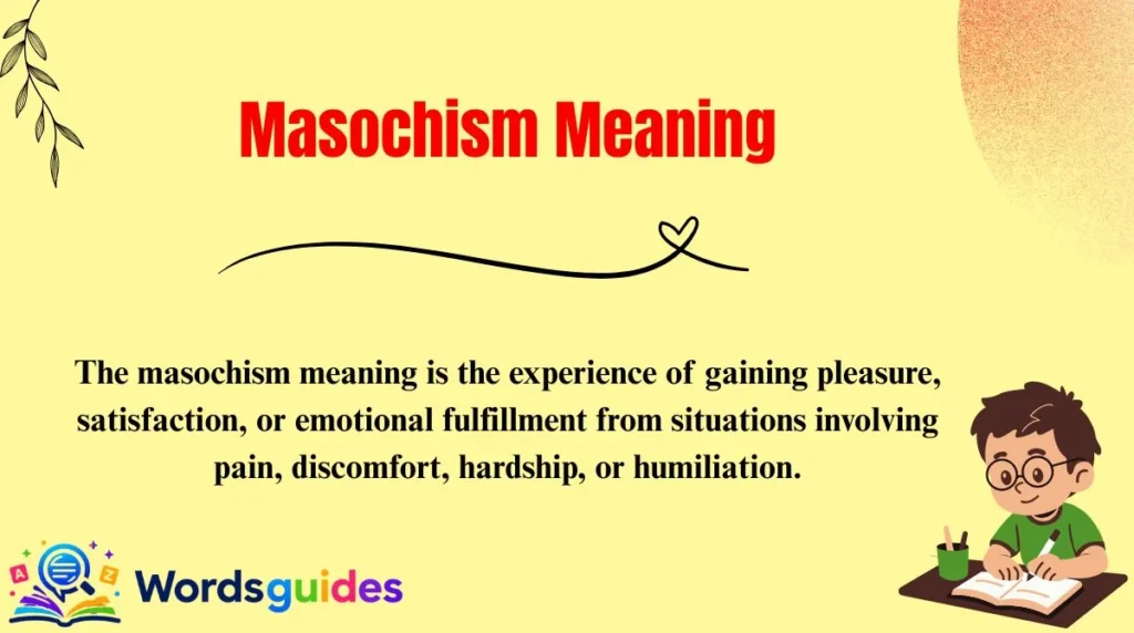 Masochism Meaning