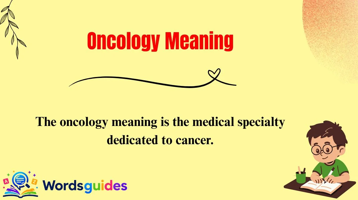 Oncology Meaning
