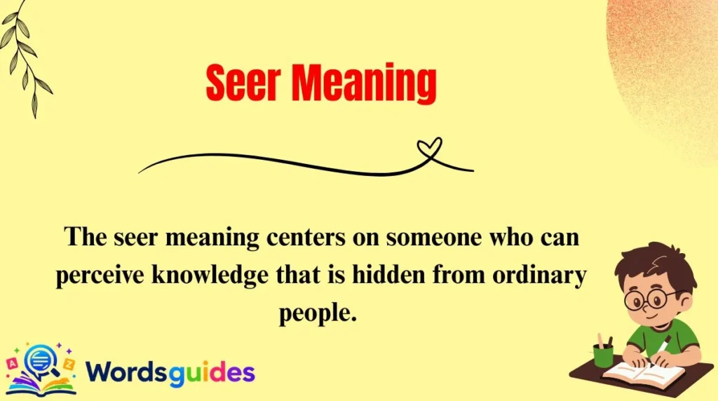 Seer Meaning