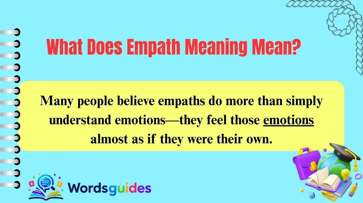What Does Empath Meaning Mean?