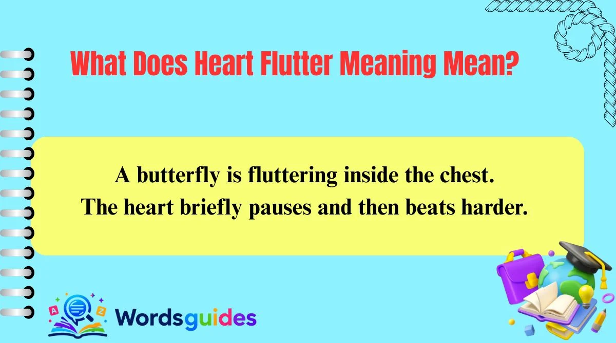 What Does Heart Flutter Meaning Mean?