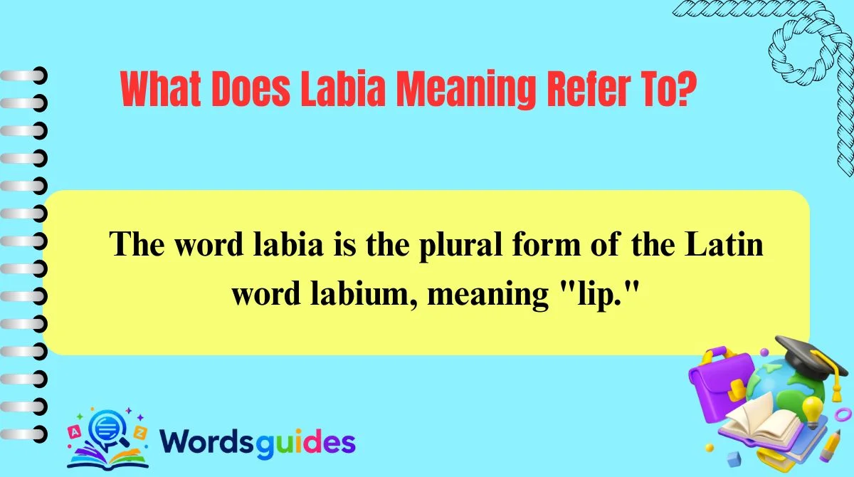 What Does Labia Meaning Refer To?