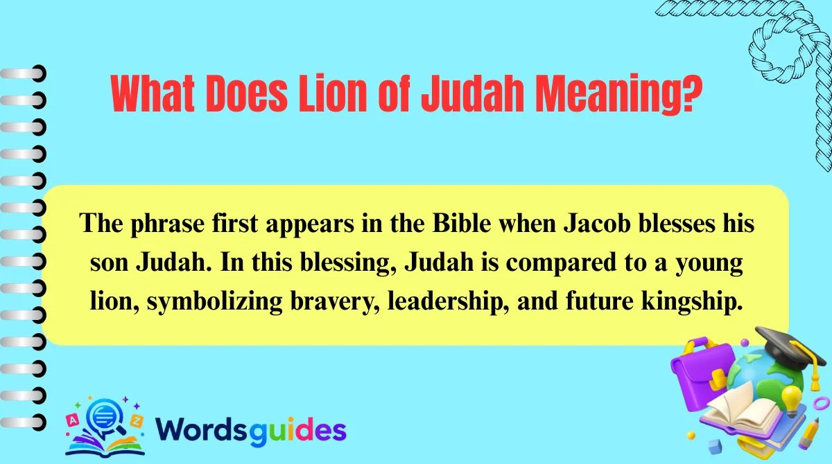 What Does Lion of Judah Meaning?