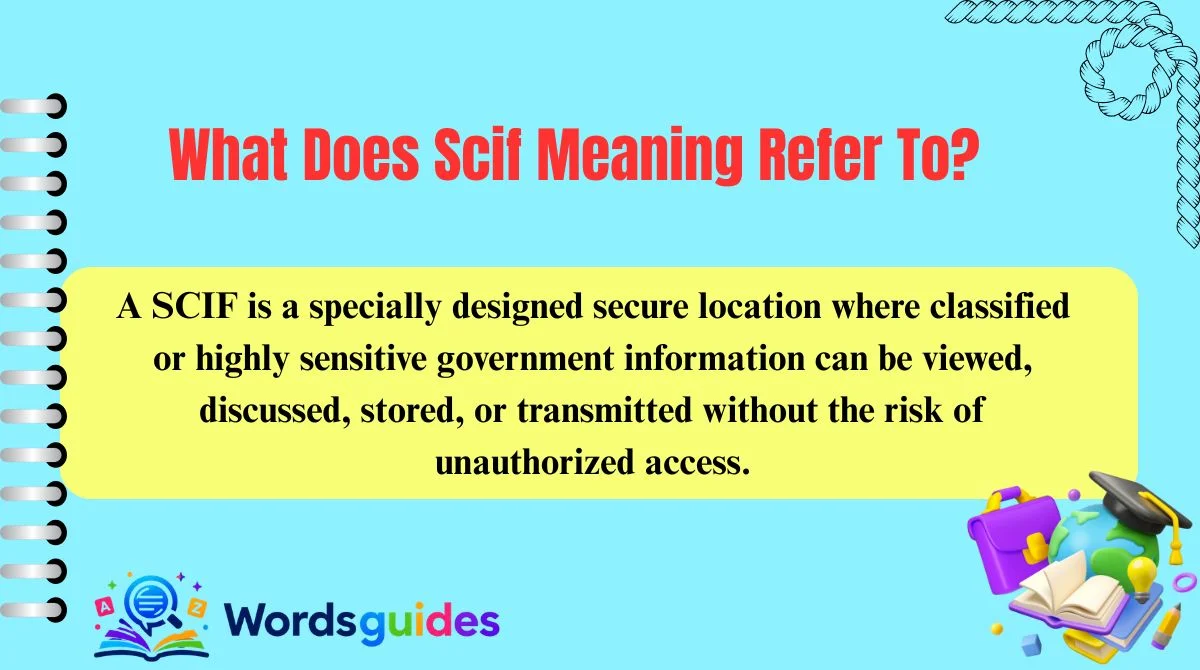 What Does Scif Meaning Refer To?