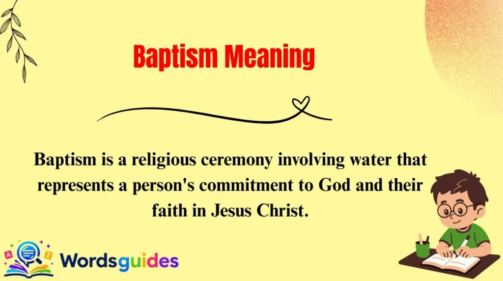 Baptism Meaning