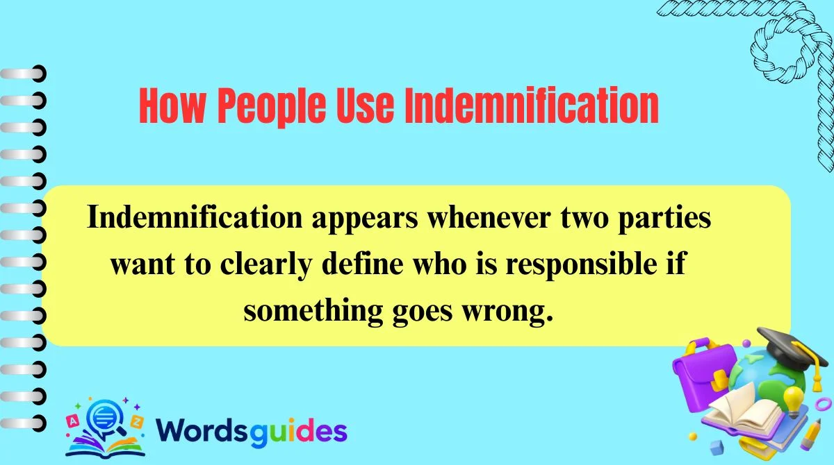 How People Use Indemnification