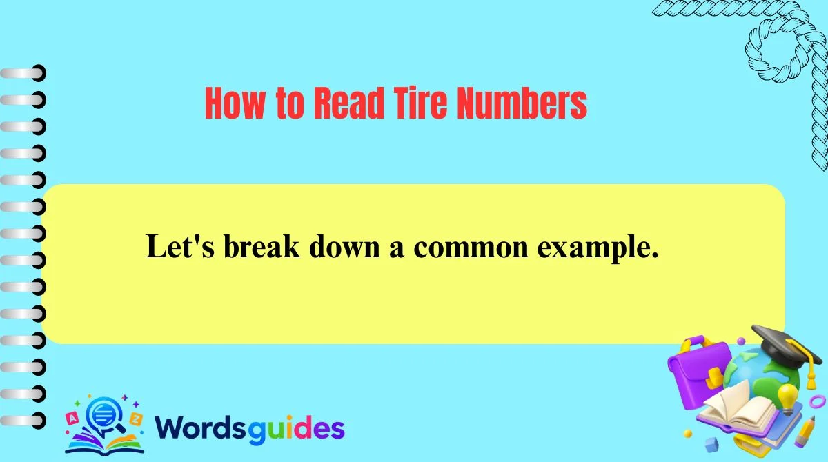 How to Read Tire Numbers
