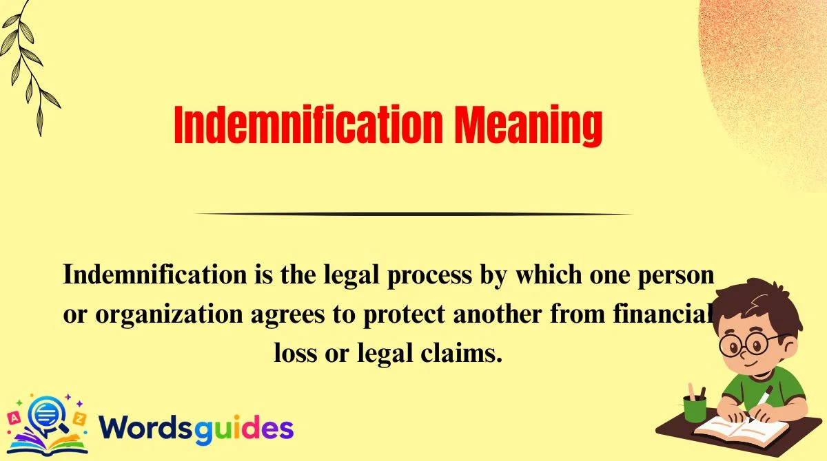 Indemnification Meaning