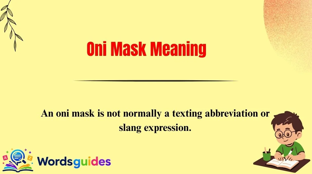 Oni Mask Meaning