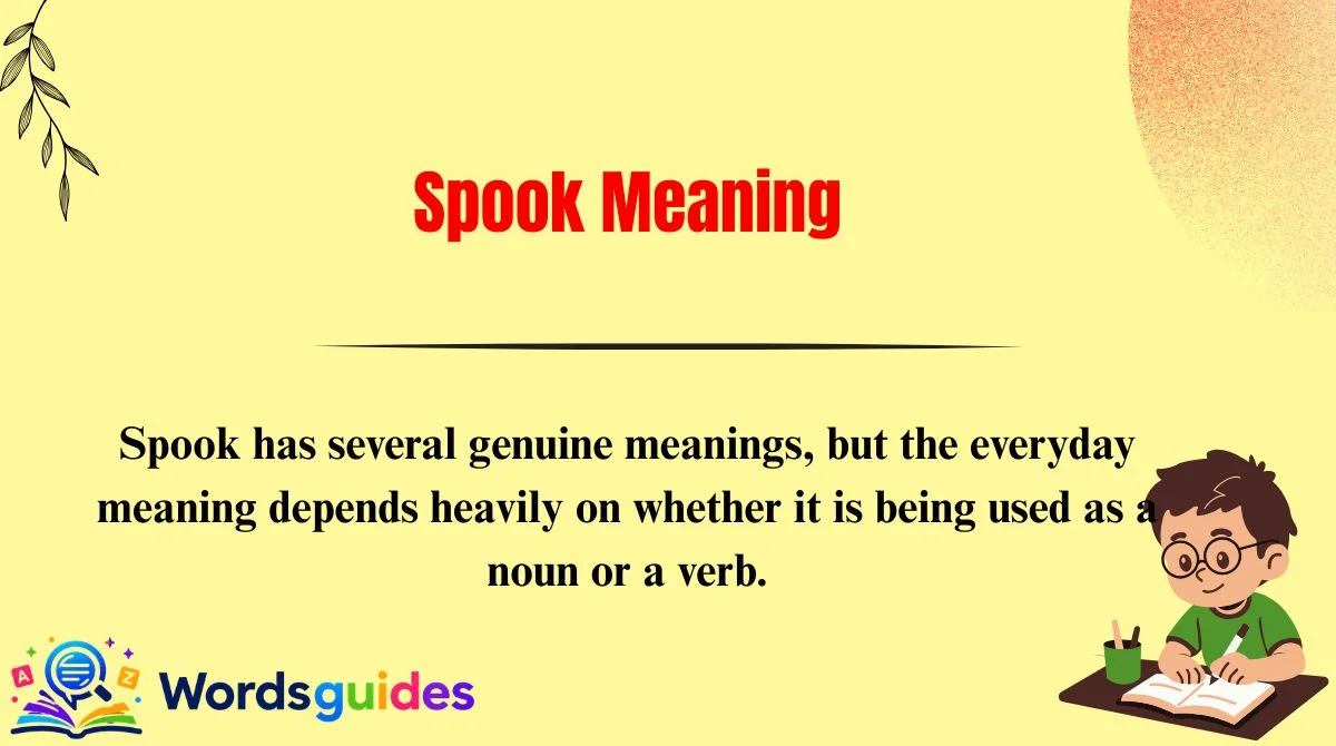 Spook Meaning