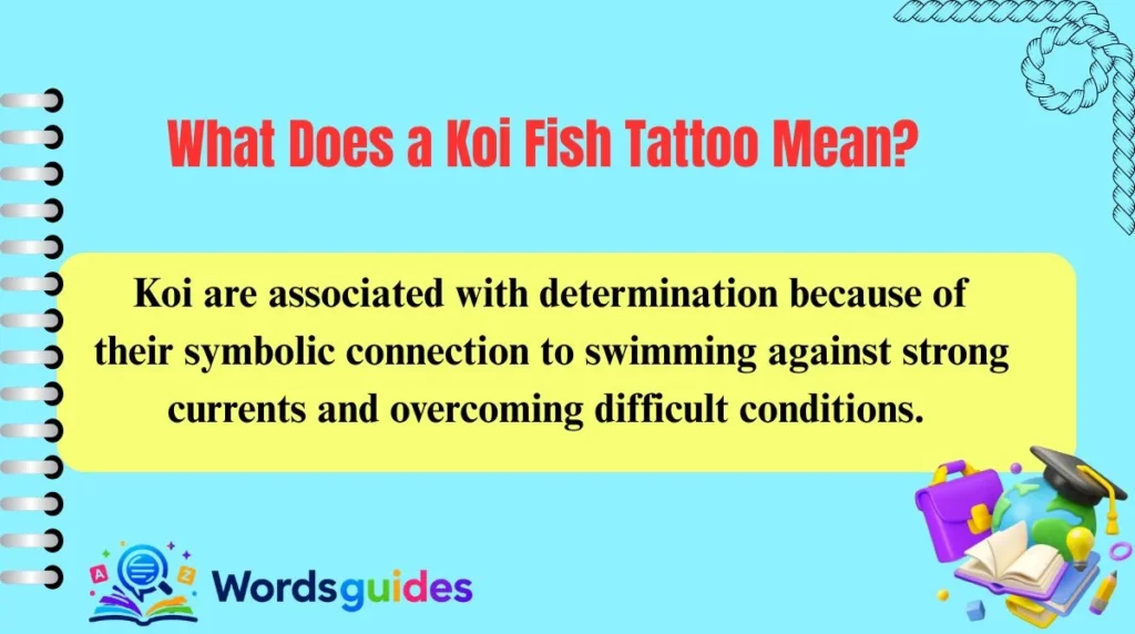 What Does a Koi Fish Tattoo Mean?
