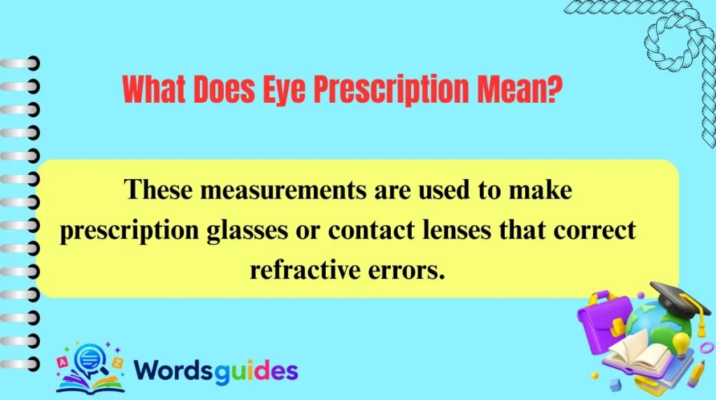 What Does Eye Prescription Mean?