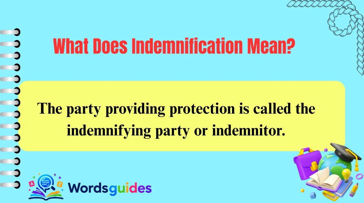 What Does Indemnification Mean?