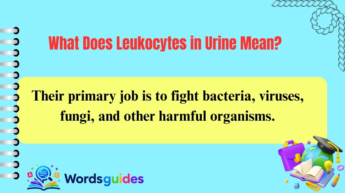 What Does Leukocytes in Urine Mean?