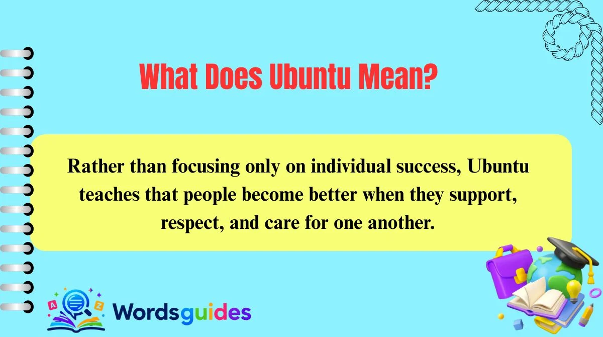 What Does Ubuntu Mean?