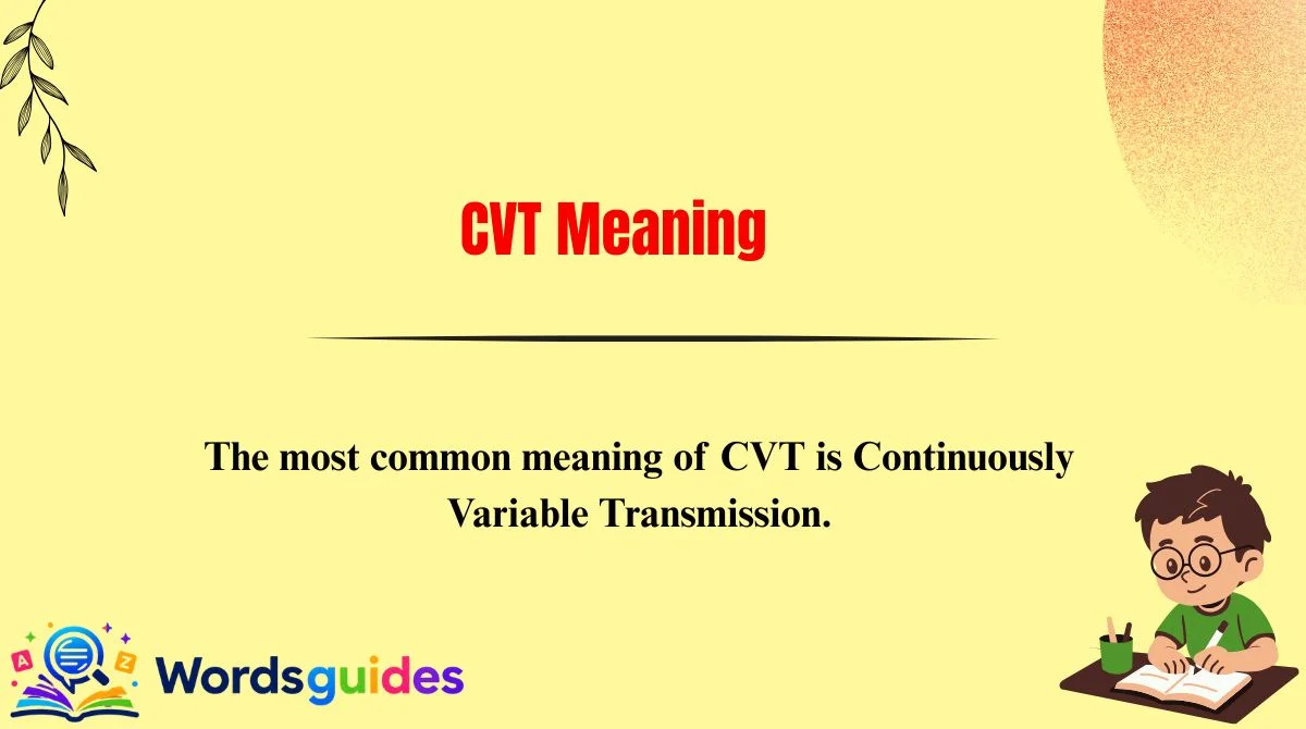CVT Meaning
