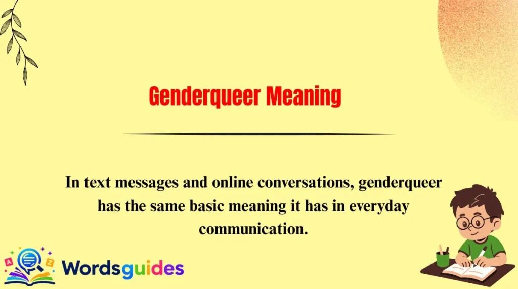 Genderqueer Meaning