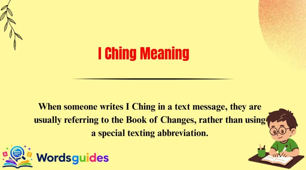 I Ching Meaning