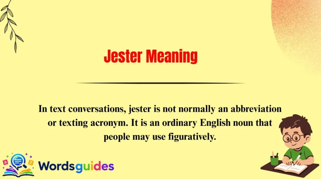 Jester Meaning