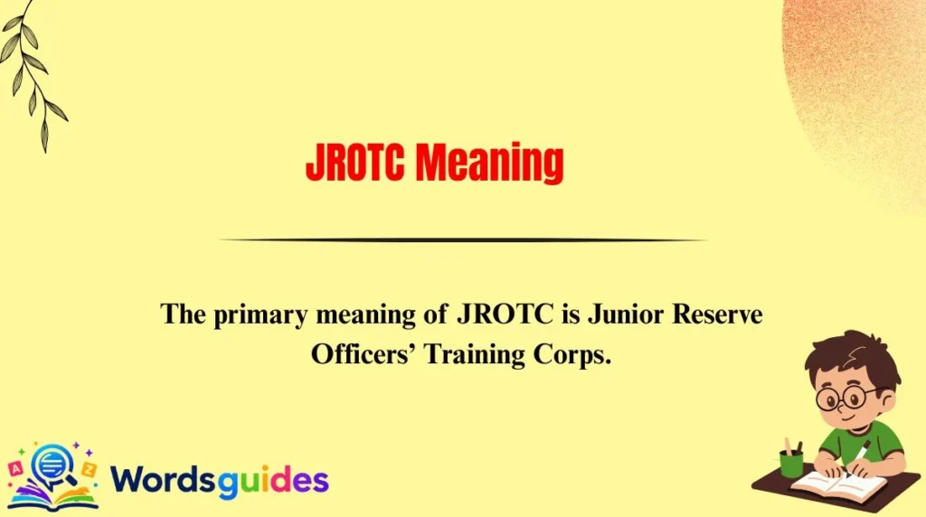 JROTC Meaning