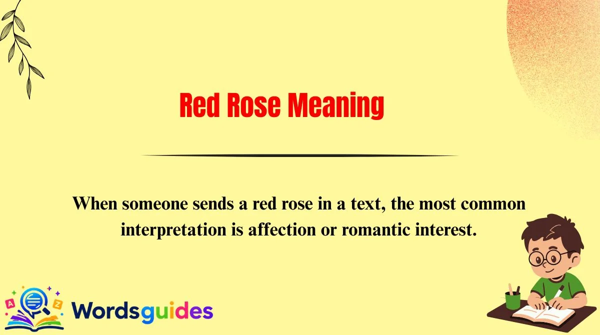 Red Rose Meaning