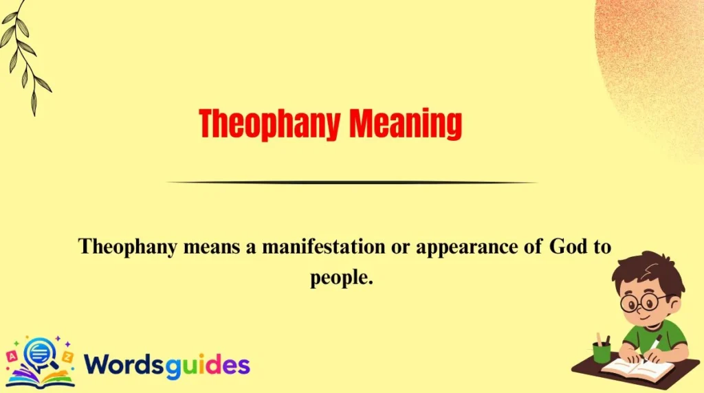 Theophany Meaning