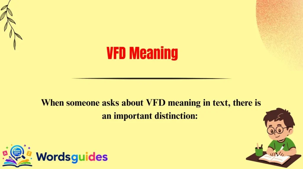 VFD Meaning