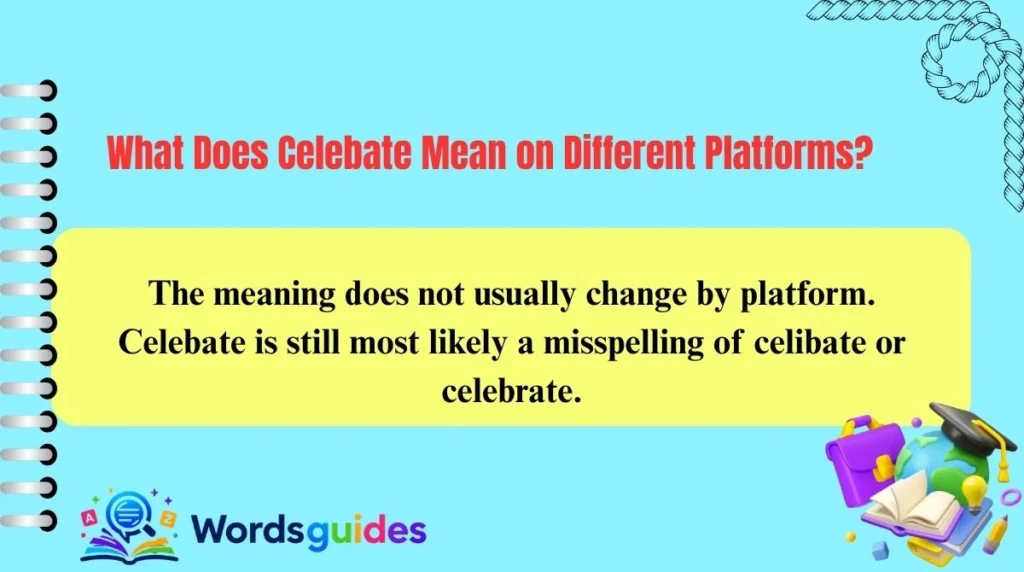 What Does Celebate Mean on Different Platforms?