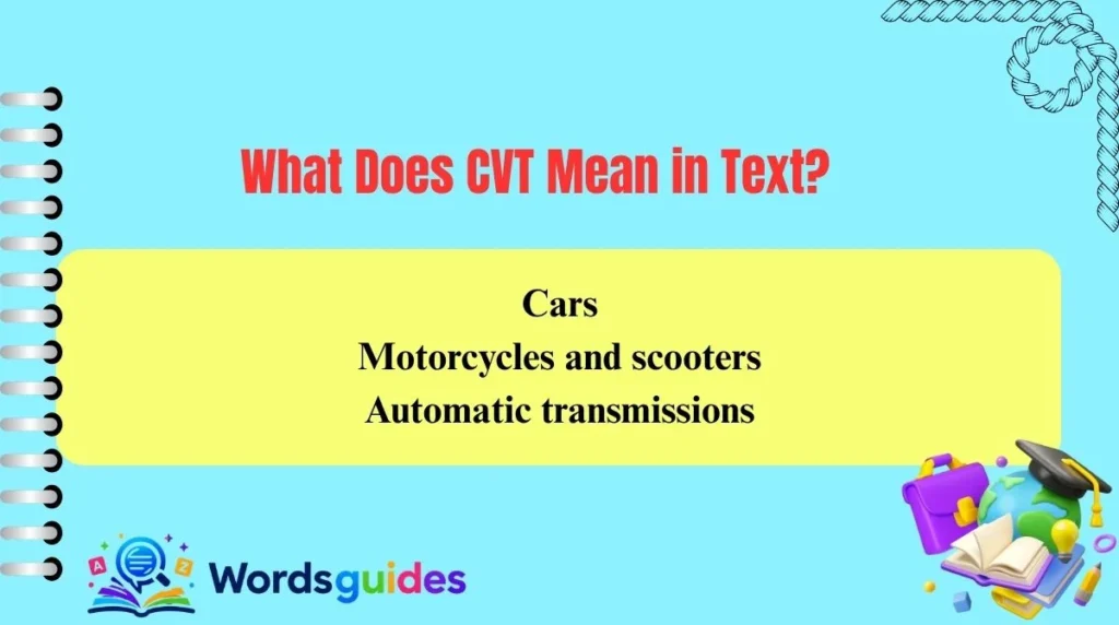 What Does CVT Mean in Text?